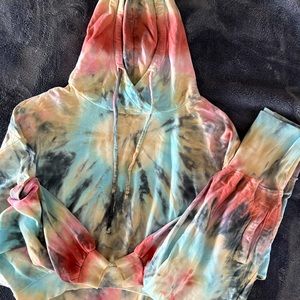 Young fabulous broke yfb 2 piece sweatshirt hoodie/sweatpants small sweatsuit